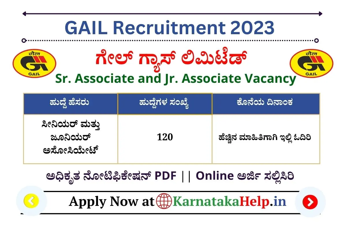 Gail Recruitment 2023 Notification