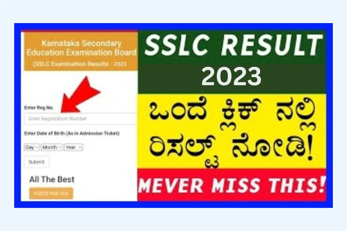 SSLC Result 2023 Link Check Result karresults.nic.in