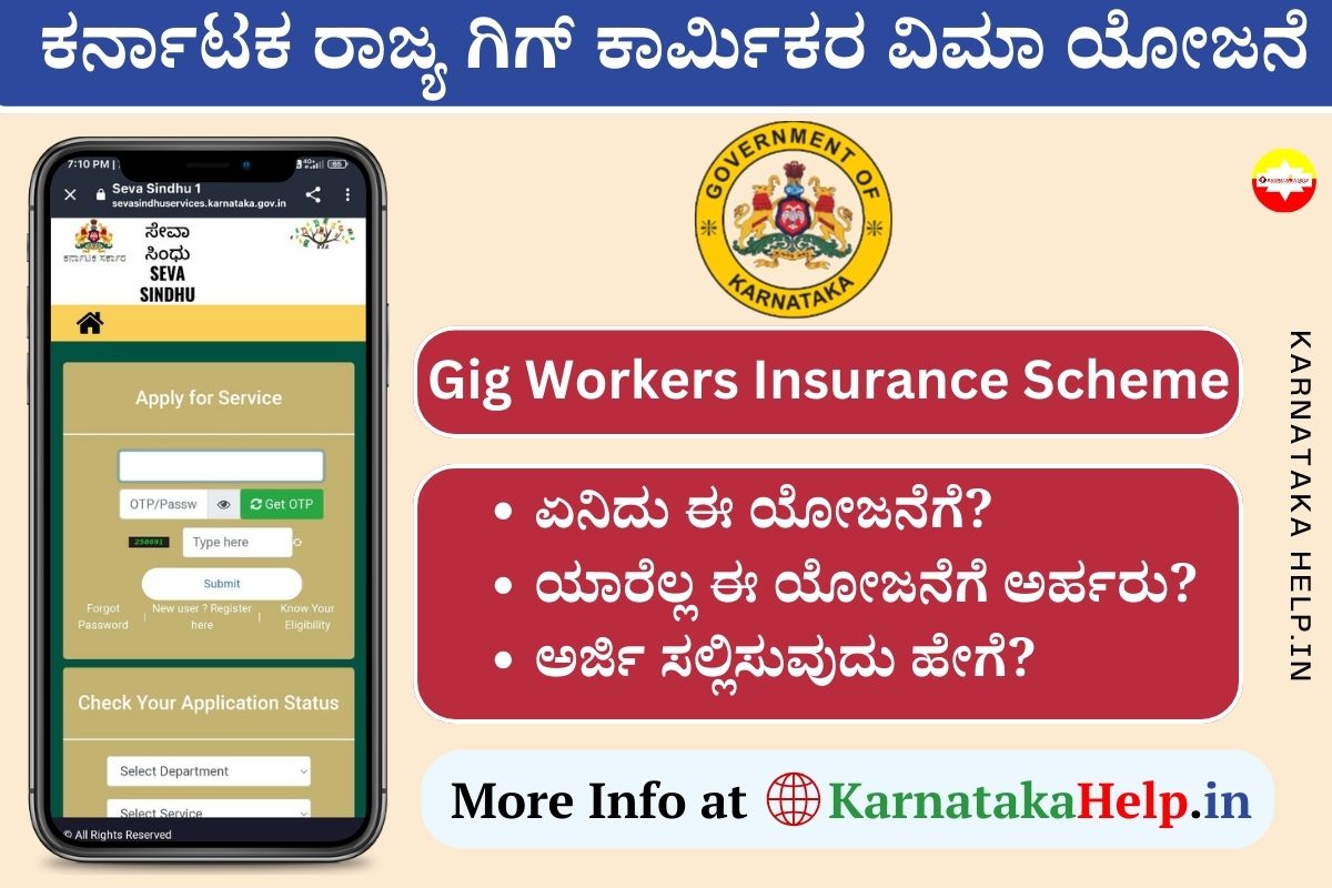 Gig Workers Insurance Scheme Karnataka 2024 Apply Online