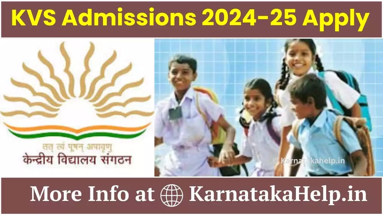 Kvs Admission 2024-25