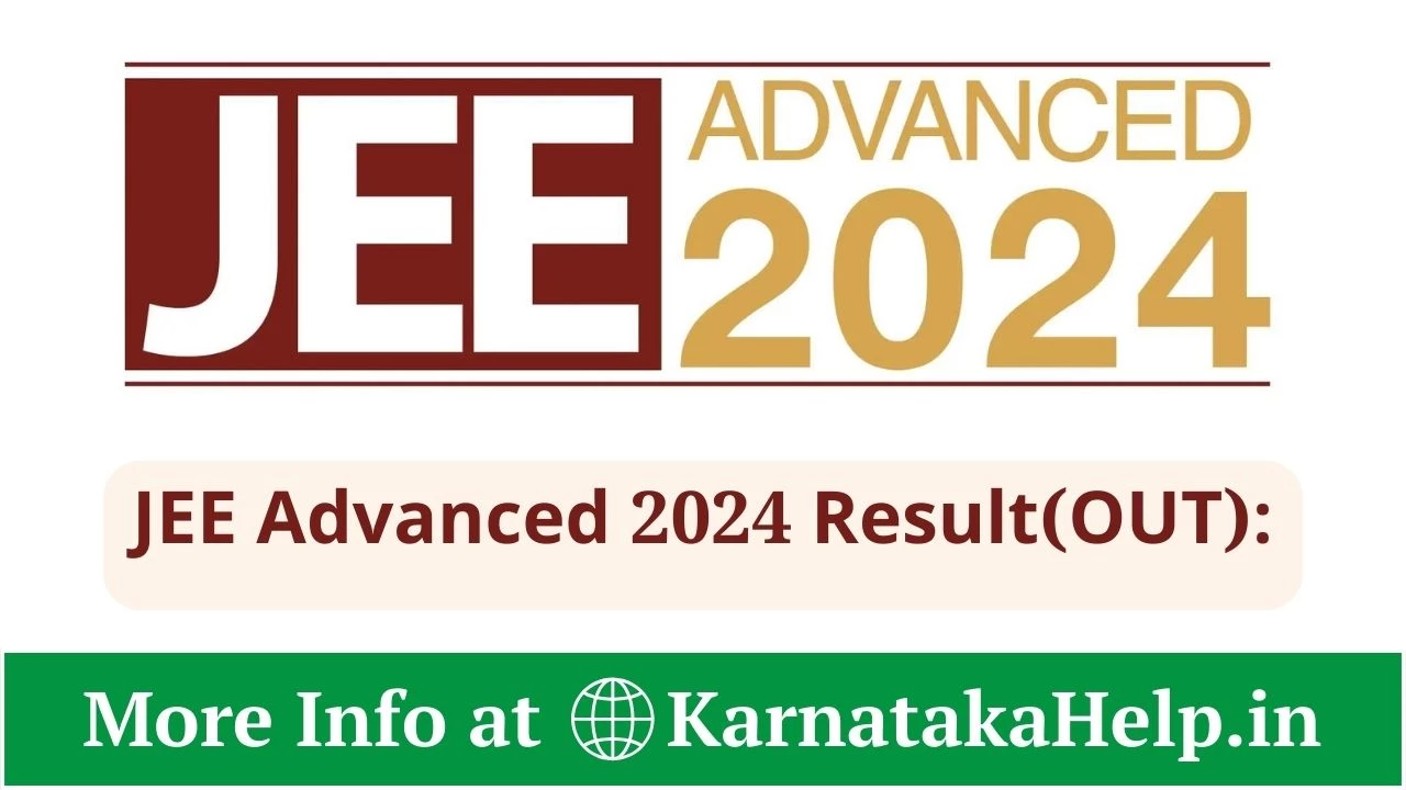 Jee Advanced 2024 Result(Out)