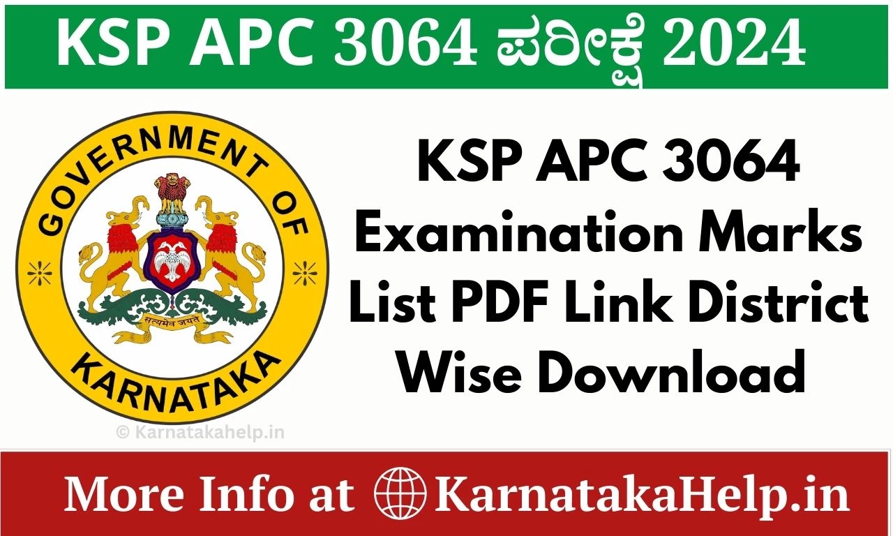 Ksp Apc 3064 Examination 2024