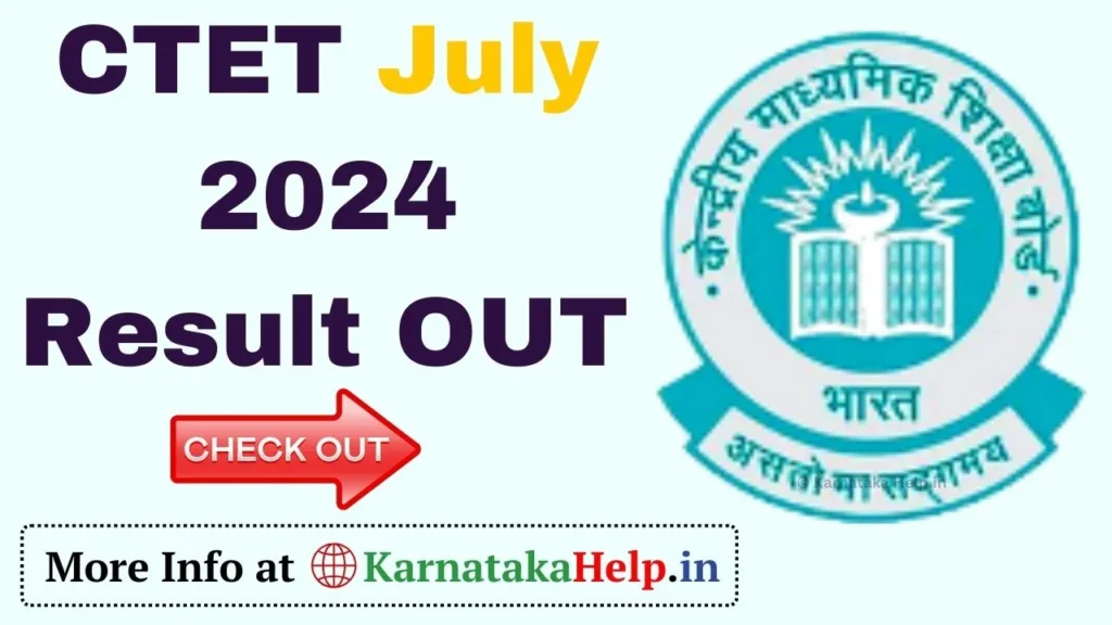 CTET July 2024 Result