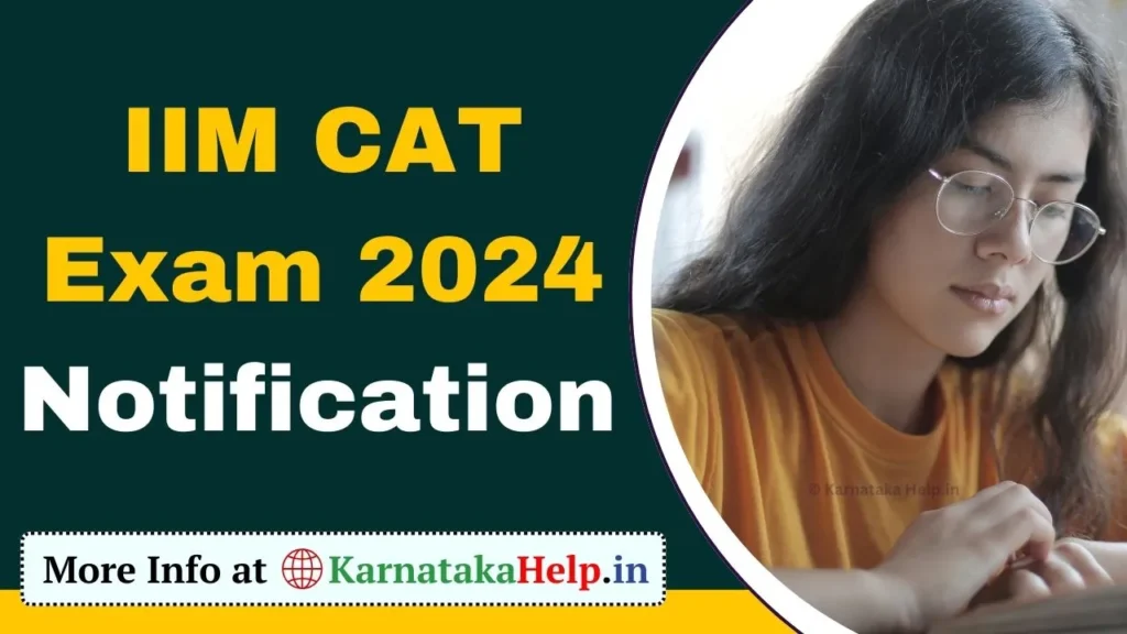 IIM CAT 2024 Exam Notification