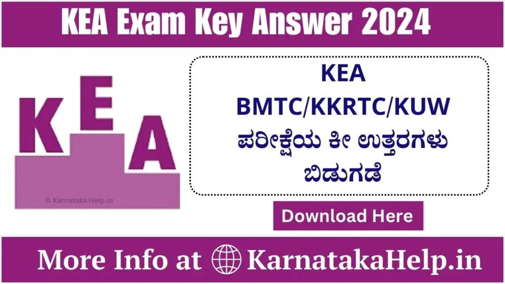 KEA Exam Key Answer 2024