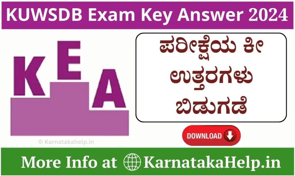 KUWSDB Exam Key Answer 2024