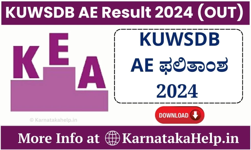 KUWSDB AE Result 2024