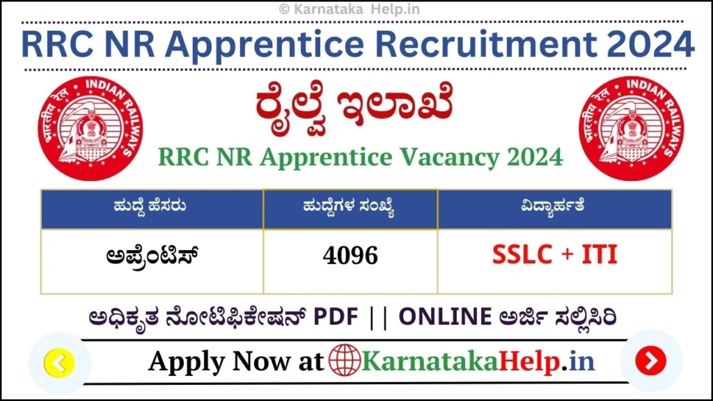 RRC NR Apprentice Recruitment 2024