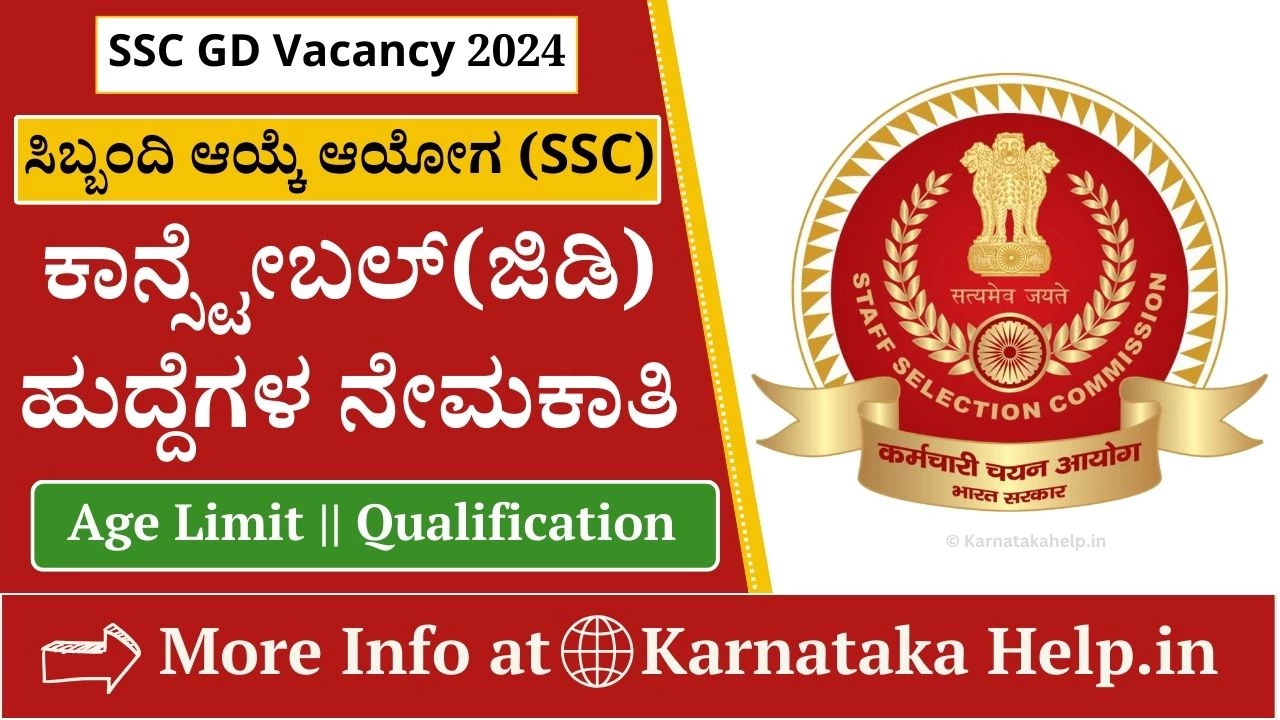 Ssc Gd 2024 Notification