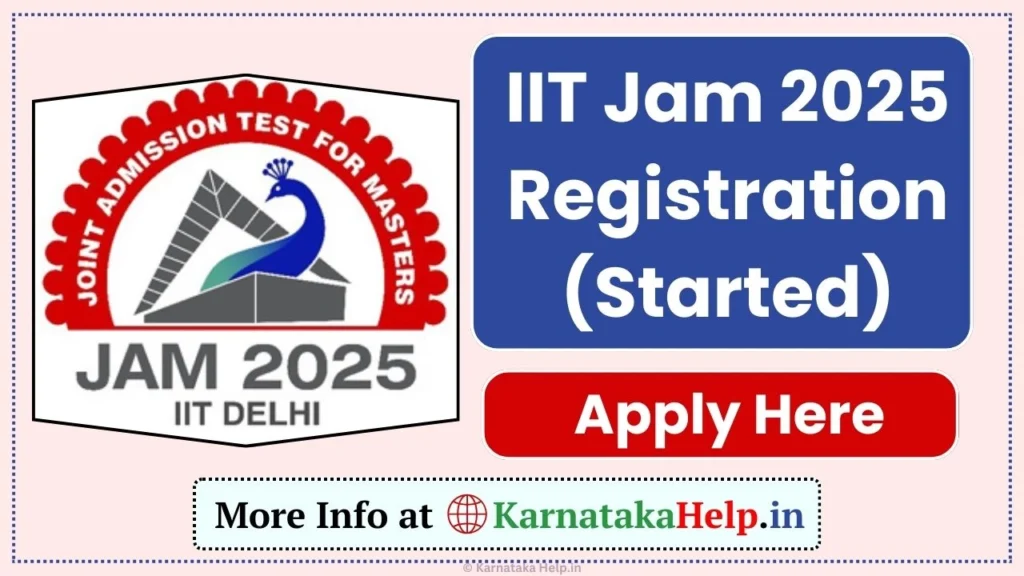 IIT Jam 2025 Registration
