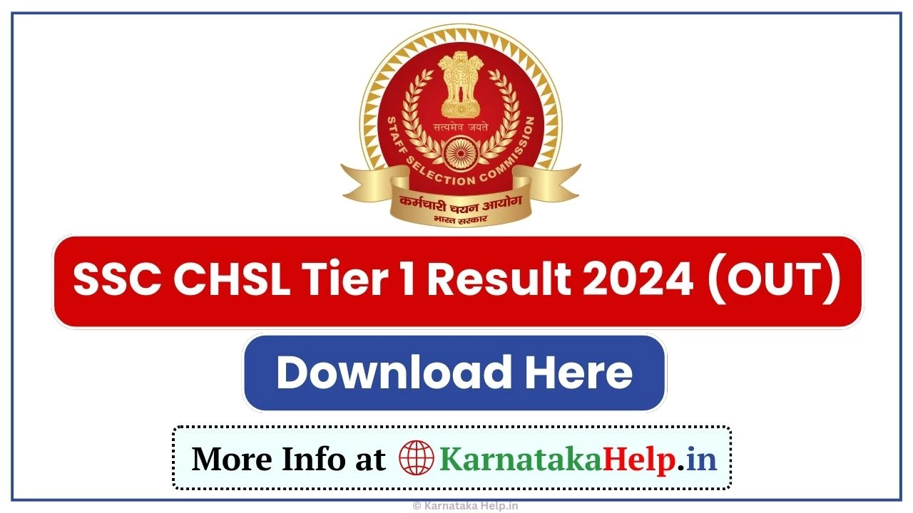 Ssc Chsl Tier 1 Result 2024