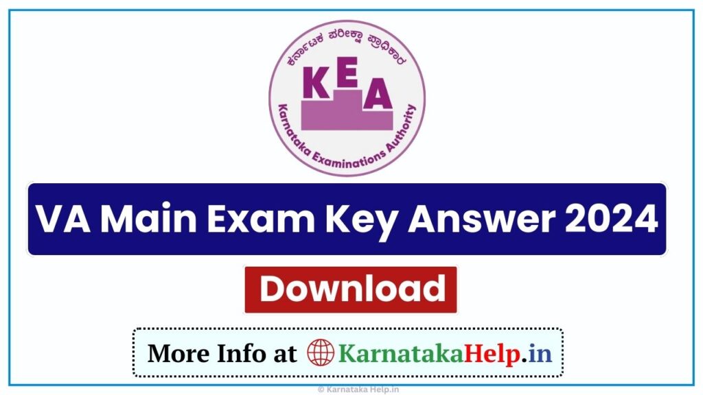 VA Main Exam Key Answer 2024