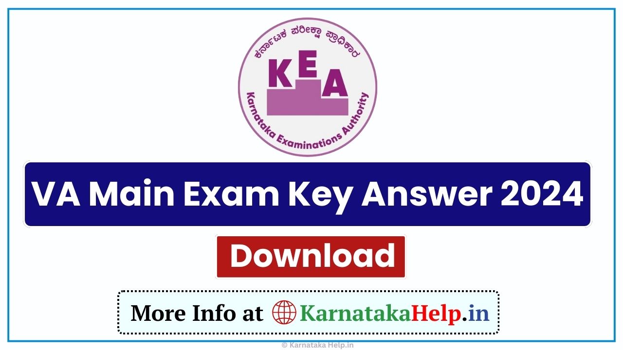 Va Main Exam Key Answer 2024