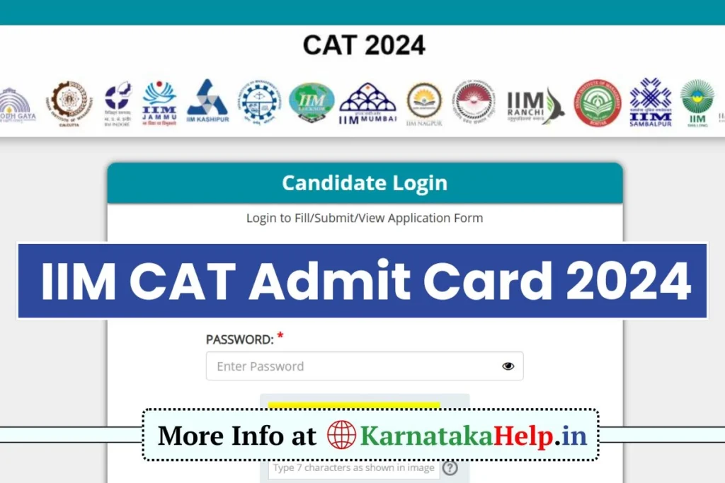 IIM CAT Admit Card 2024 Download