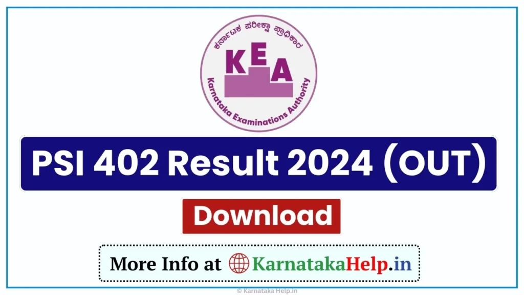 KEA PSI 402 Result 2024