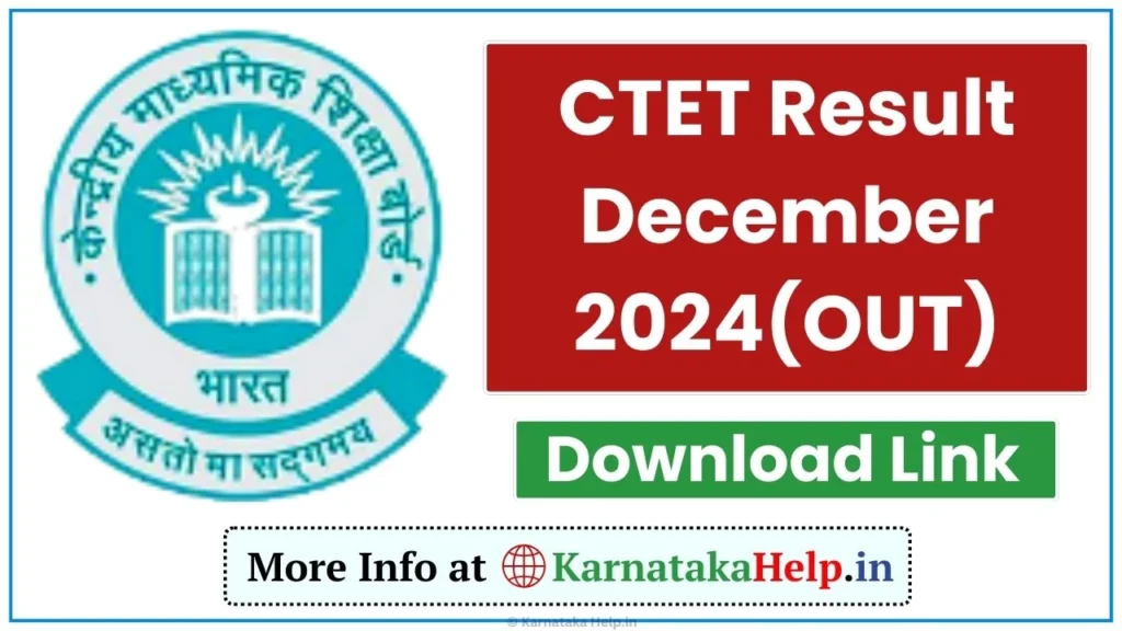 CTET Result December 2024
