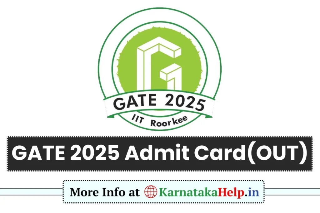 IIT GATE 2025 Admit Card