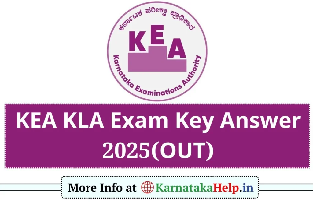 KEA KLA Exam Key Answer 2025