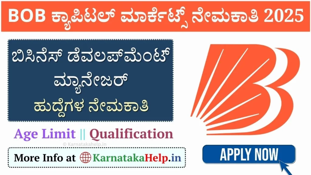 BOB Capital Markets Recruitment 2025