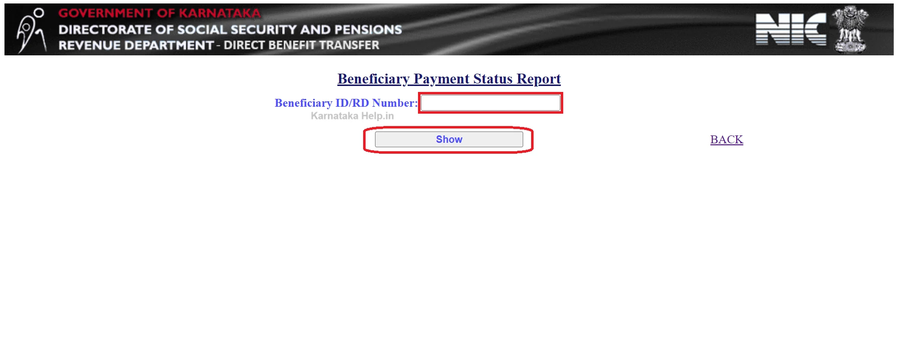Pension Payment Dbt Status Check Pension Dbt Status Online Karnataka