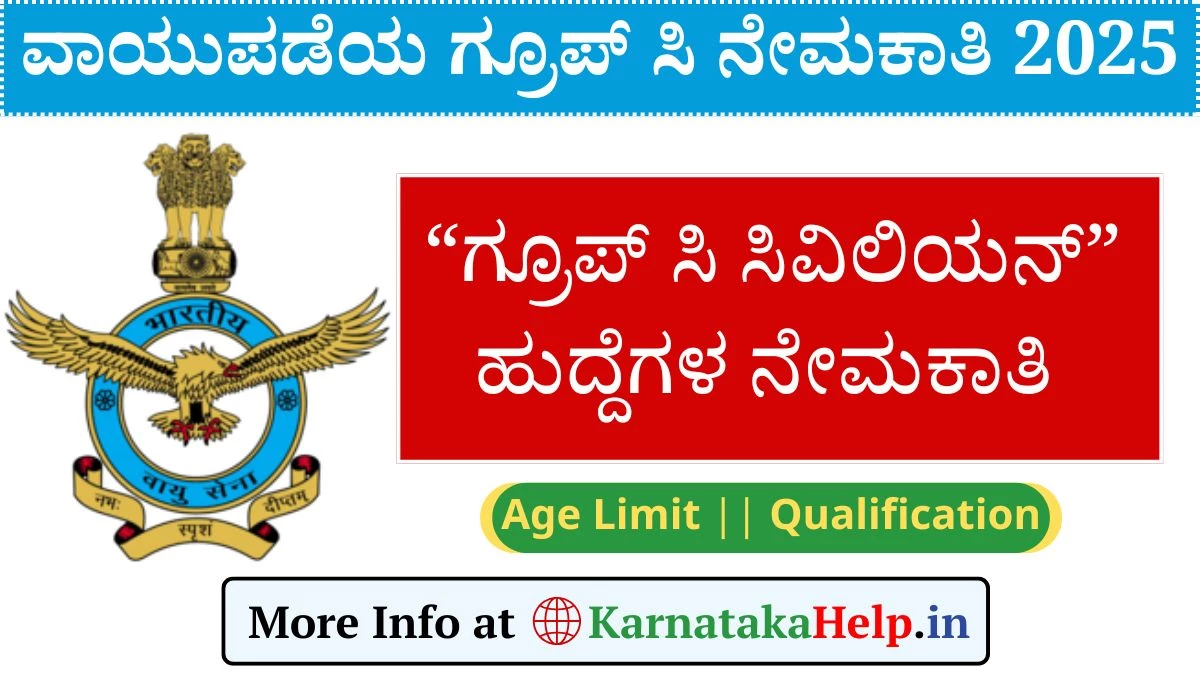 Indian Air Force Group C Recruitment 2025