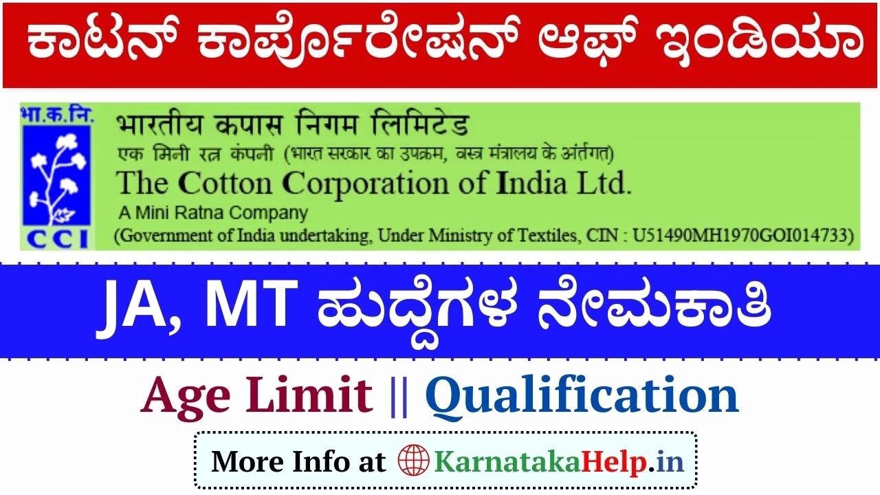 Cotton Corporation of India Recruitment 2025