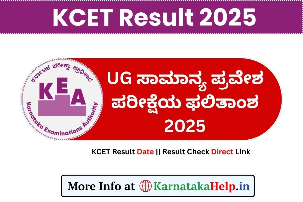 KCET Result 2025