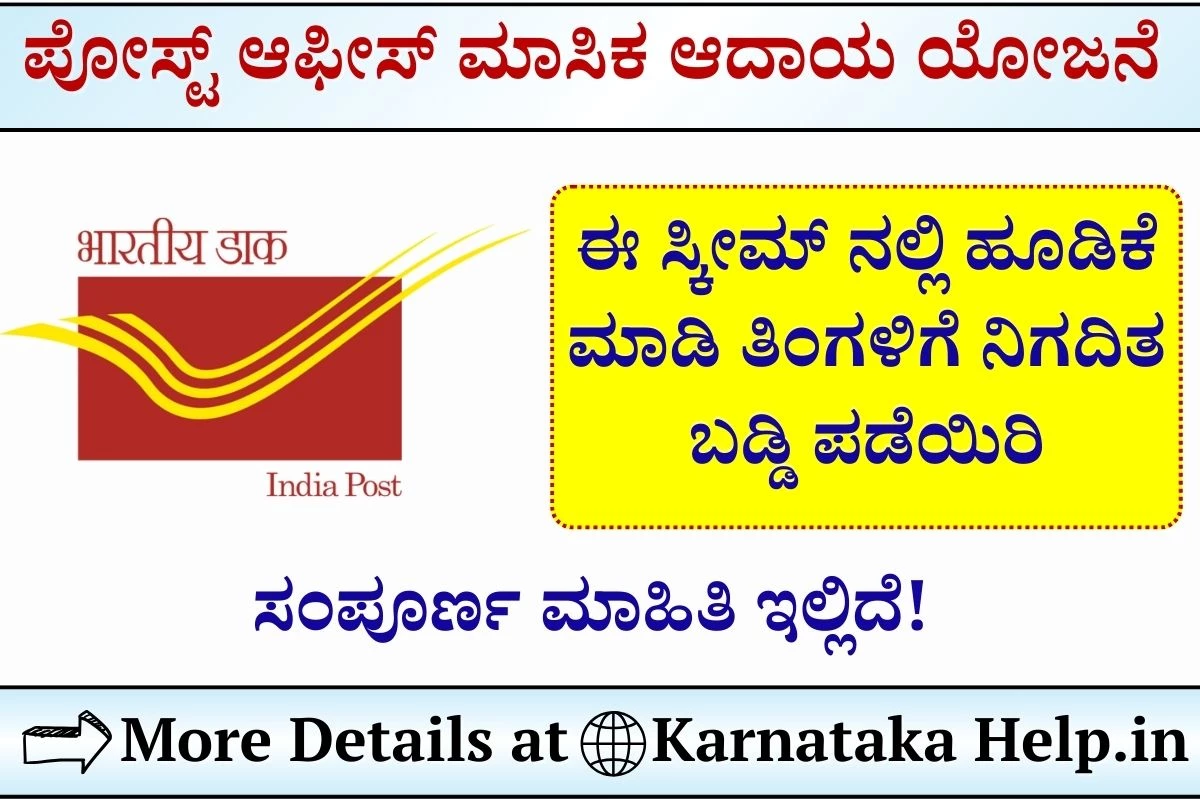 POMIS Scheme: ಅಂಚೆ ಕಚೇರಿಯ ಈ ಸ್ಕೀಮ್ ಮೂಲಕ ಹೂಡಿಕೆ ಮಾಡಿ, ರಿಸ್ಕ್ ಇಲ್ಲದೆ ತಿಂಗಳಿಗೆ ಬಡ್ಡಿ ಪಡೆಯಿರಿ!