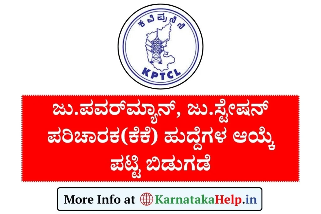 KPTCL Selection List 2025