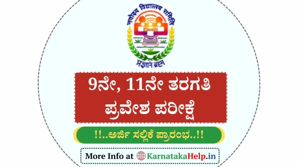 Navodaya 9th Class Admission Form 2025
