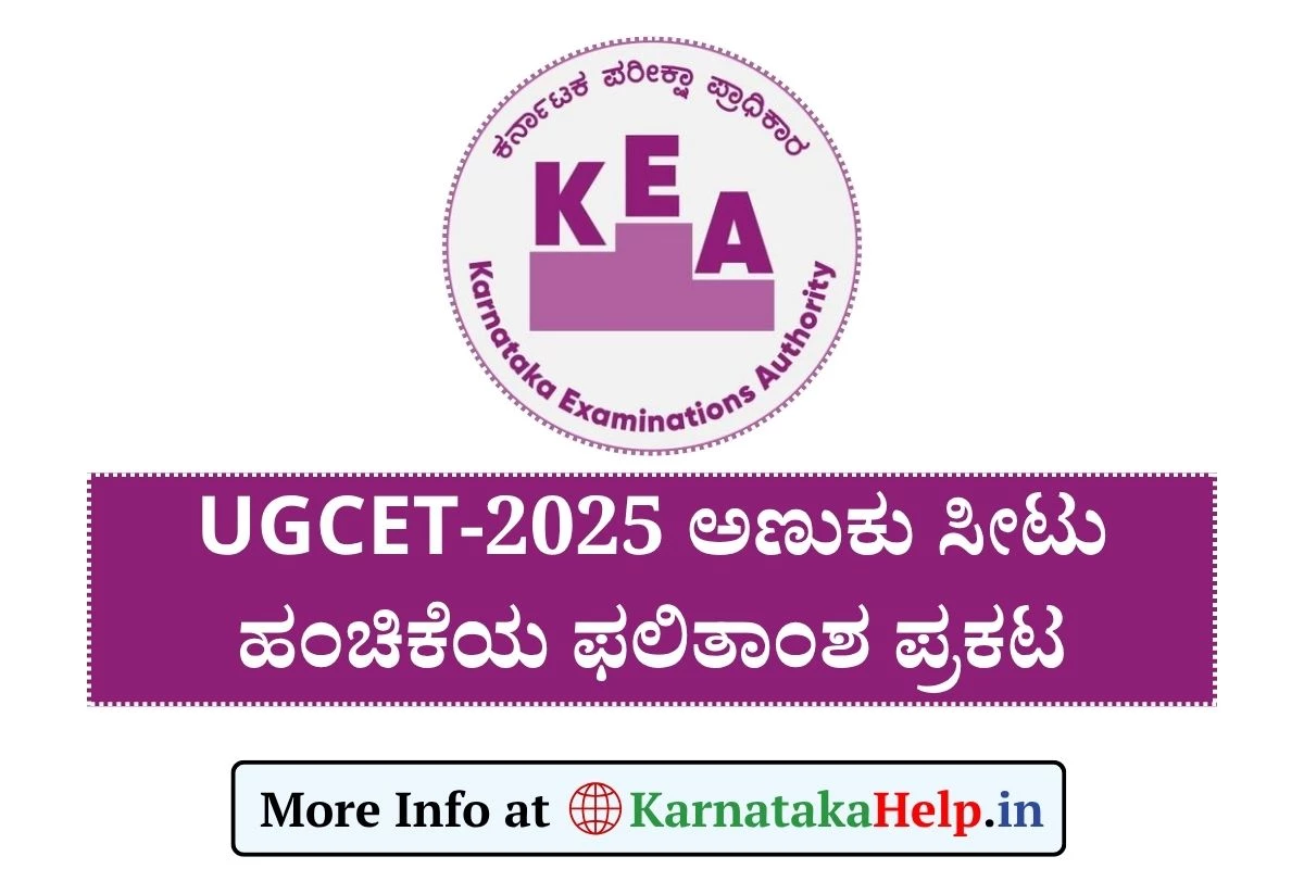 UGCET-2025: 1ನೇ ಸುತ್ತಿನ ಅಣುಕು ಸೀಟು ಹಂಚಿಕೆಯ ಫಲಿತಾಂಶ ಪ್ರಕಟ