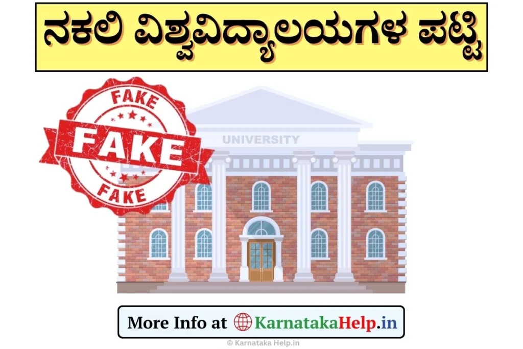 Fake University List by UGC 2025