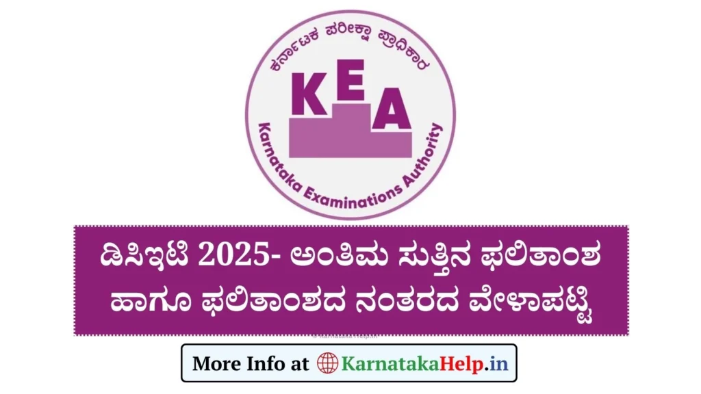 KEA DCET Final Round Result 2025