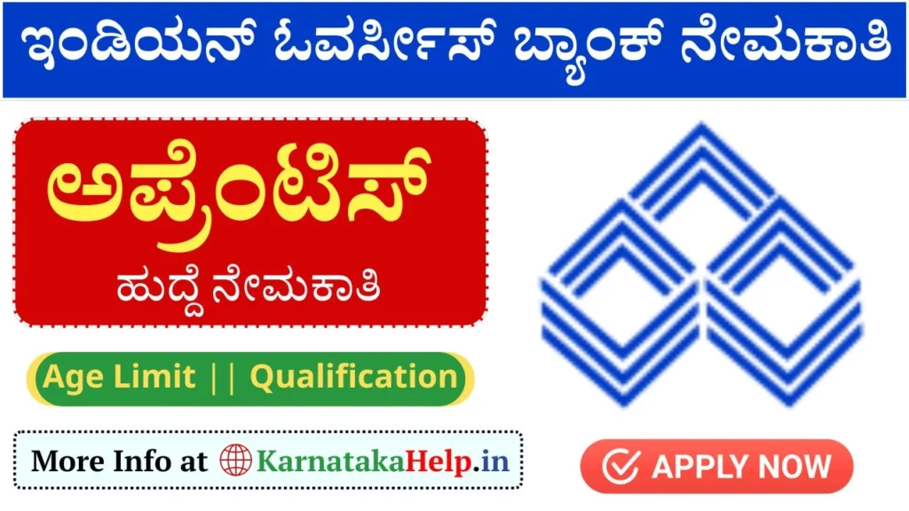 Indian Overseas Bank (IOB) Apprentice Notification 2025