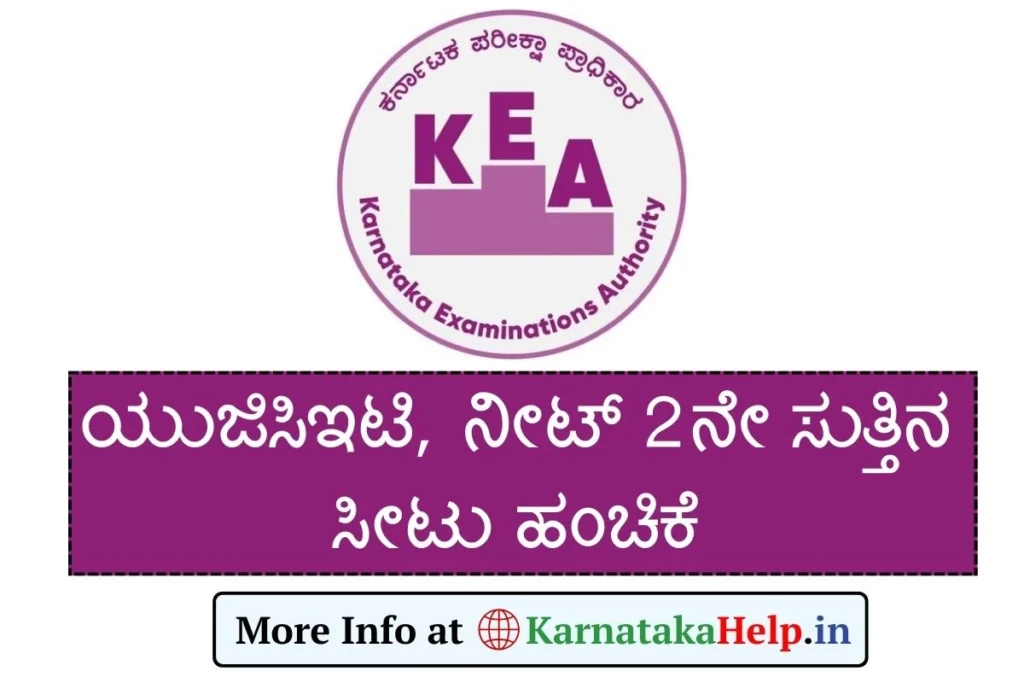 UGCET UGNEET 2nd Round Seat Allotment 2025