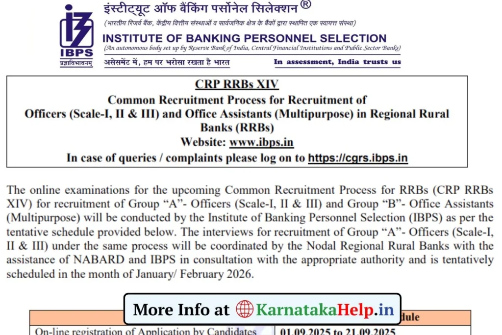 Ibps Rrb Officers And Office Assistants Recruitment 2025 Notification