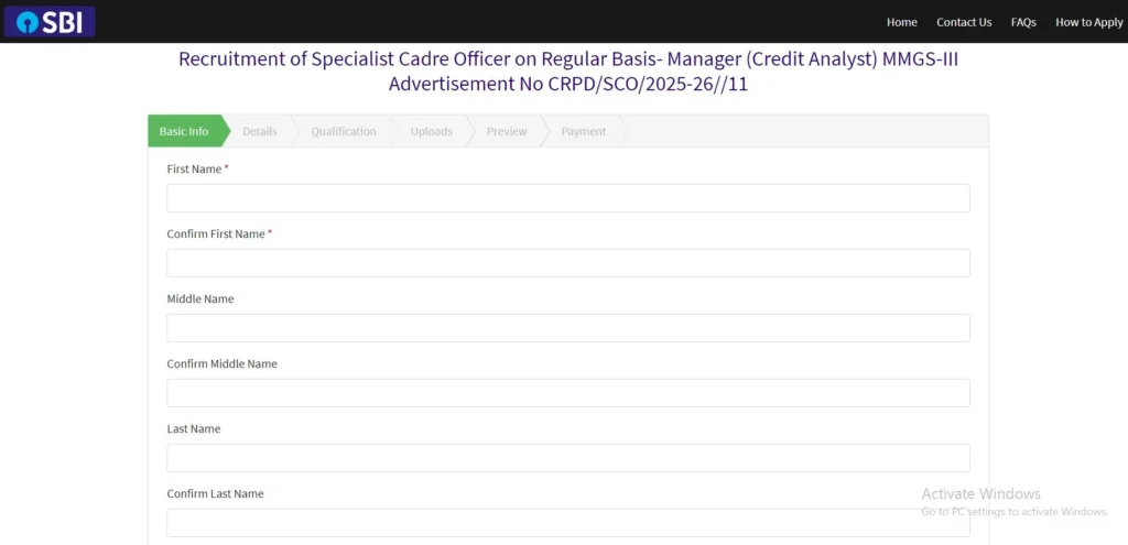 Sbi Manager Post Notification