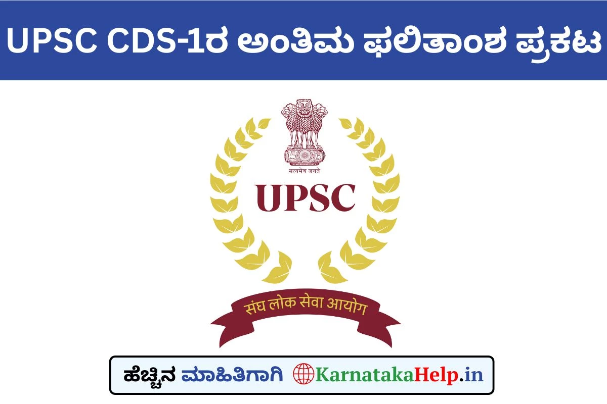 UPSC CDS 1 Final Result 2025