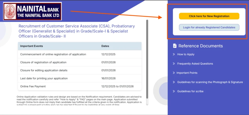 Nainital Bank Notification 2025 Nainital Bank Online Application Form 2025