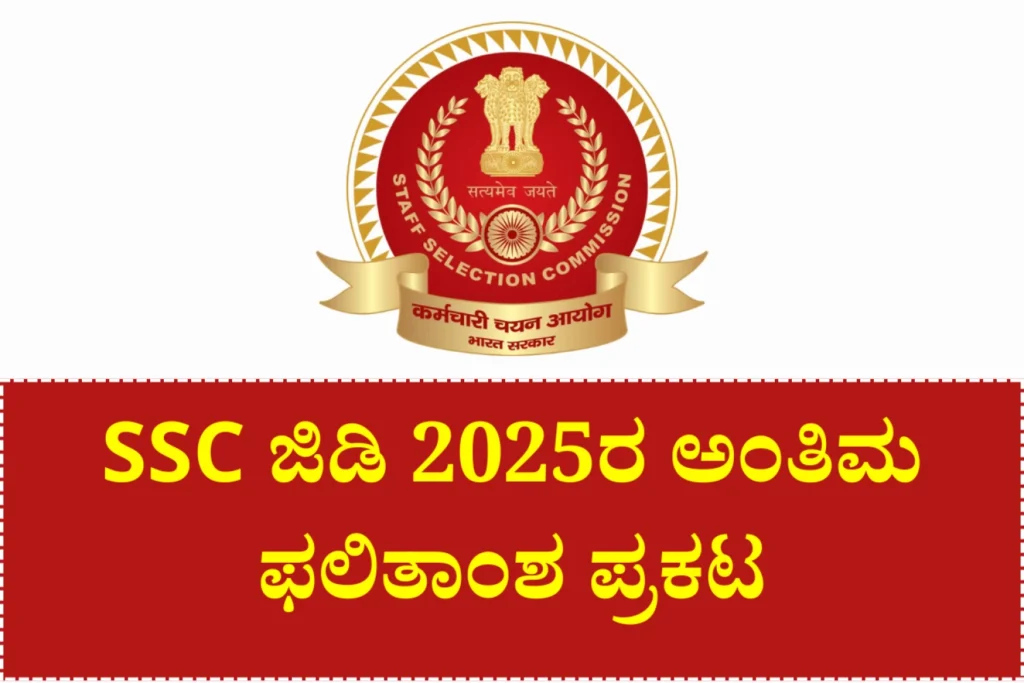 Ssc Constable (Gd) 2025 Final Result