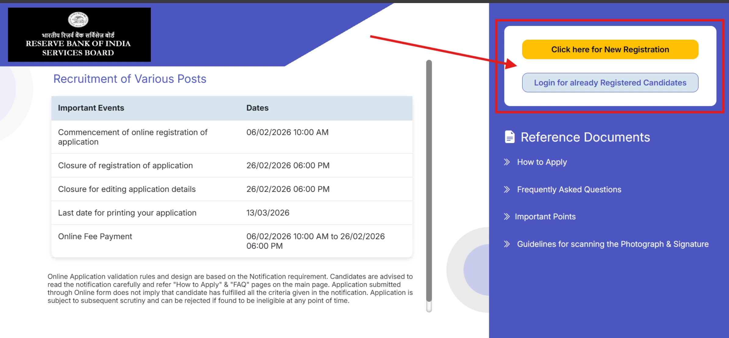 Rbi Various Posts In Non-Csg Cadre Notification 2026