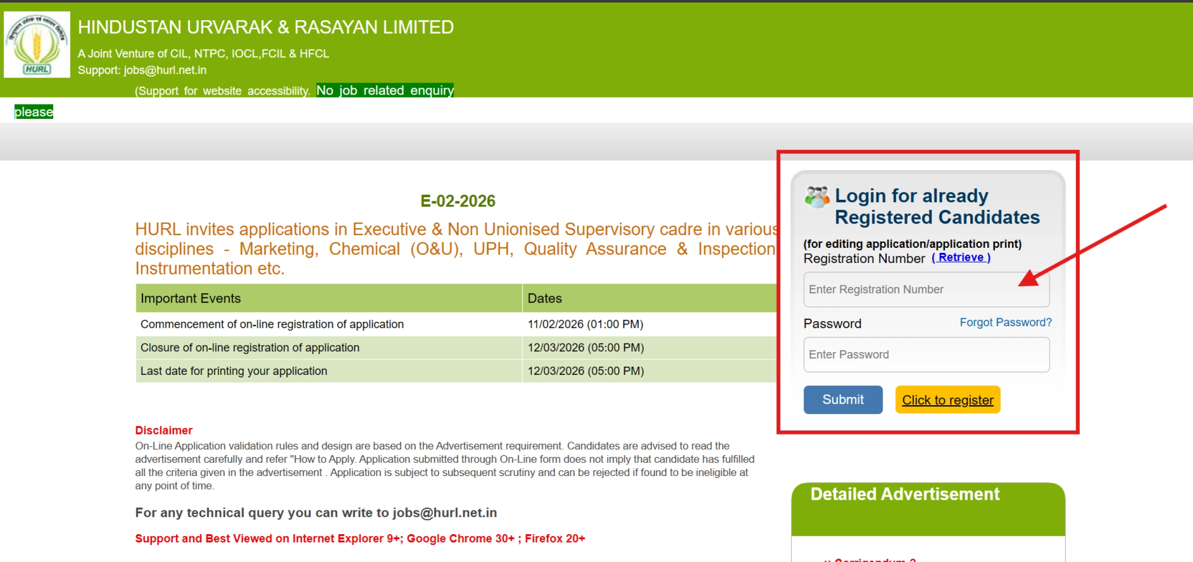 Hurl Executive And Non Unionised Supervisors (Nus) Notification 2026