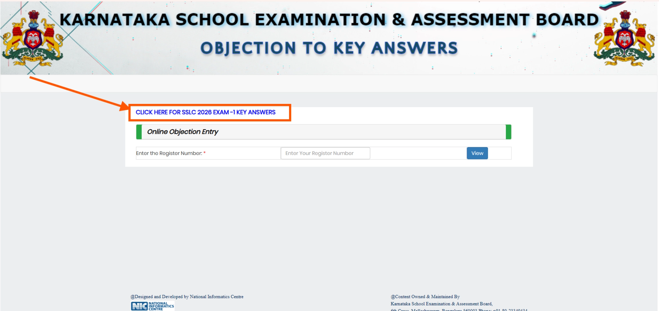 Sslc Exam 1 Key Answer 2026