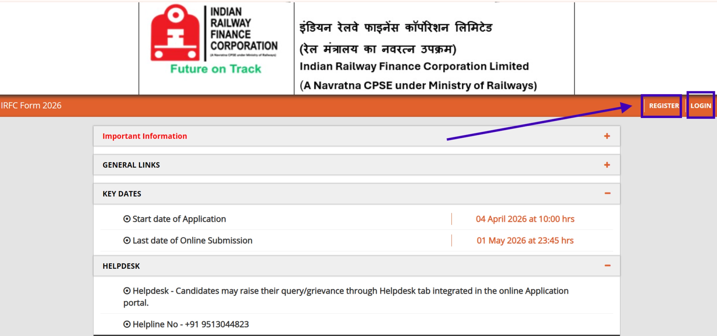 Irfc Assistant And Assistant Manager/Finance Notification 2026