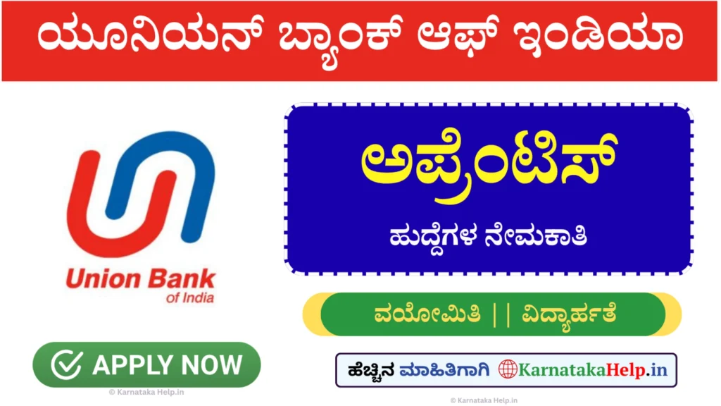 Union Bank Of India Apprentice 2026 Notification