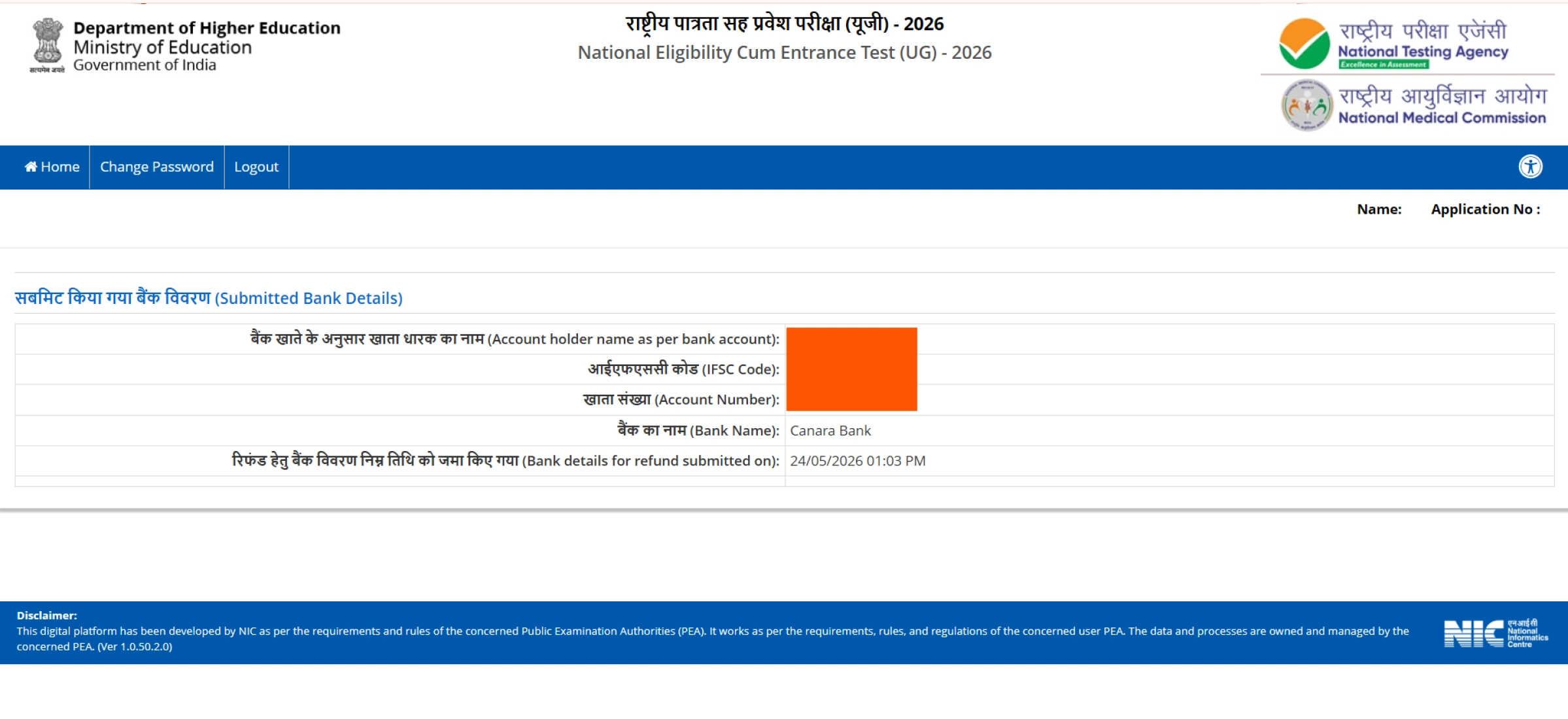 Neet Ug Fee Refund 2026 Registration Step-7